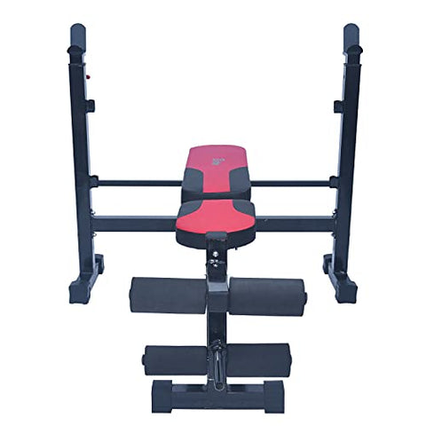 Image of Brite Fitness Decline Multi Adjustable Olympic Bench for Home Gym (Black)