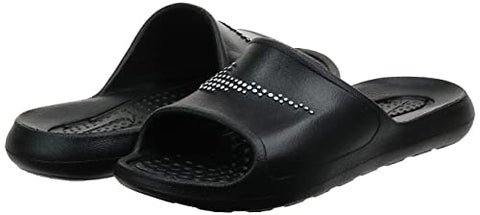 Image of Nike Women's W Victori One Shwer Slide White Black Gymnastics Shoe (CZ7836-001), 5.5 UK (7.5 US)