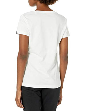 adidas Women's Foil Graphic Tee, White,S