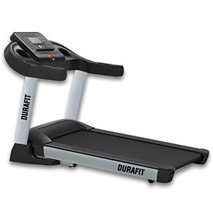 Durafit - Sturdy, Stable and Strong Durafit Surge | 4 HP Peak DC Motorized Foldable Treadmill | Auto Incline | Home Cardio | Max Speed 14 Km/Hr | Max User Weight 120 Kg | Black