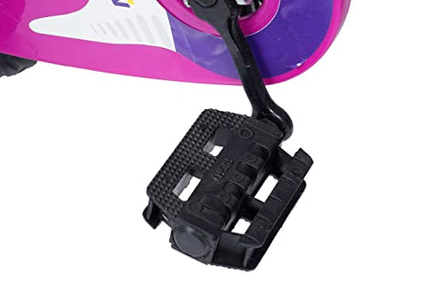 Image of Norman Jr TTT Double Seat Designed in Scandinavia EU Kids Bike Bicycle for Toddlers and Kids 14 Inch Fully Adjustable with Back Seat & Support for Boys and Girls Cycle for 2 to 5 Years - Pearl Pink