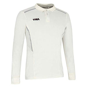 TYKA Prima Cricket Full Sleeves Top (Off White, 3XL)