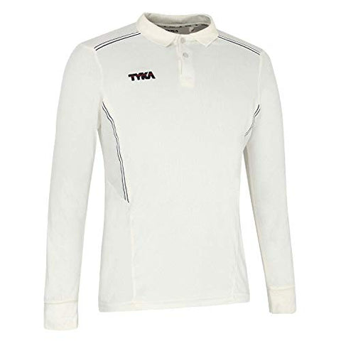 Image of TYKA Prima Cricket Full Sleeves Top (Off White, 3XL)