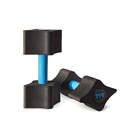 Image of TYR Aquatic Resistance Dumbbells,All(Black-Blue)