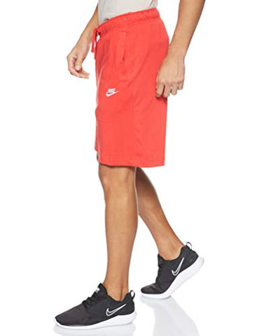 Image of Nike Men's Sportswear Club Short Jersey, University Red/(White), XL-T