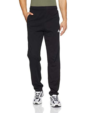 Adidas Men's Cotton Track Pants (4058025451044_CE6554_Large_Black and White) - Black/White - L - Black/White - L