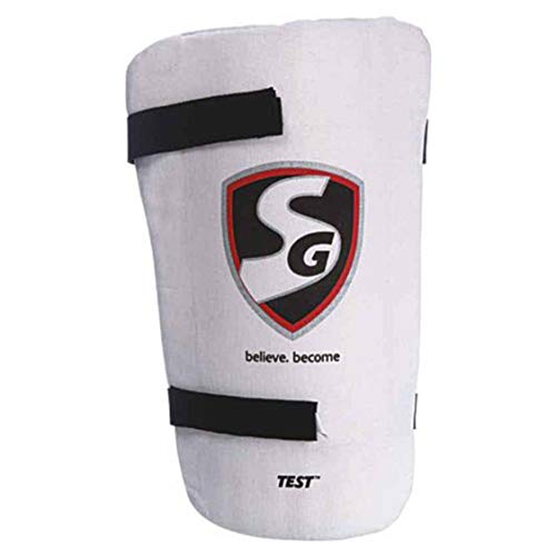 SG Test Youth Thigh Pads, Youth&SG Optipro Cricket Helmets, Medium, Navy Blue