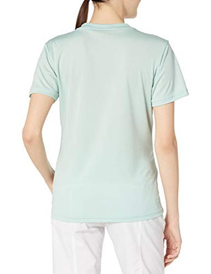 adidas Women's Designed 2 Move Tee Green Tint/Black 2X