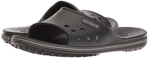 Image of crocs Unisex-Adult Crocband Ii Slide Black/Graphite Slipper-7 Men/ 8 UK Women (M8W10) (204108)