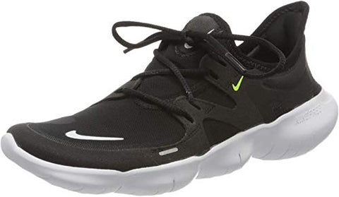 Image of Nike Women's Free Rn 5.0 Black/White-Anthracite-Volt Running Shoes-7 UK (9 US) (AQ1316)