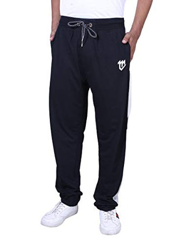 Image of MARK LOUIIS Men's Regular Fit Track pants(ML-BSL-1101_Black_Large)