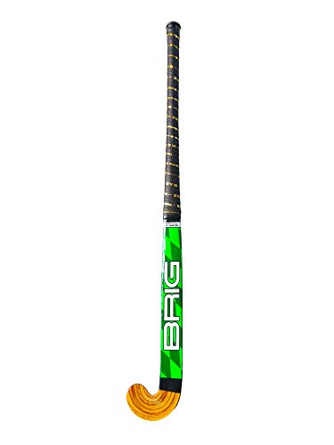 BAS Vampire Brig Fiber Glass Hockey Stick with Leather Grip, Junior Size, Assorted Colours