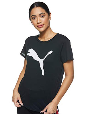 Puma Women's' Graphic Regular T-Shirt (58124101 Black S)