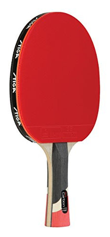 Image of Stiga Pro Carbon Wooden Table Tennis Racket- Multicolour