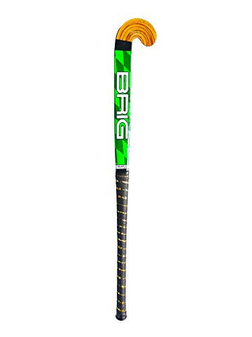 Image of BAS Vampire Brig Fiber Glass Hockey Stick with Leather Grip, Junior Size, Assorted Colours
