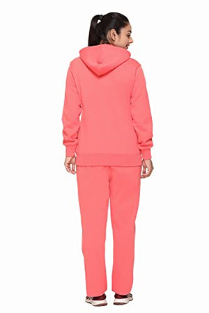 PIPASA Women and Girls Sports Gym Wear Casual warm Track Suit For Winter (XL, CARROT LINE)