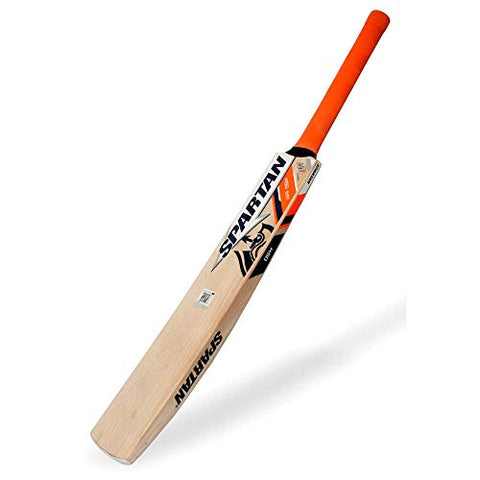 Image of Spartan MSD Edition Grade 3 Kashmir Willow Cricket Bat ( Size: Short Handle,Leather Ball )
