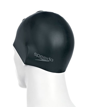Speedo Unisex-Adult Plain Moulded Silicone Swimcap