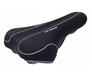 ShreNik Saddle PU Form Mountain Bikes MTB Cycle Complete Bicycle Seat (Black)