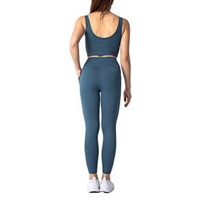 RNG EKO GREEN Women's Skinny Fit Leggings (RNG9008_Steel Blue_S)