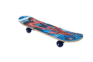 Leona EnterpriseWave Board | Caster Board | Ripstick | Skate Board 23" X 6" Inch & 80mm Aluminium PU Wheels with 100KG Capacity (Multi-Design & Multicolor) (Spiderman waveeboard)