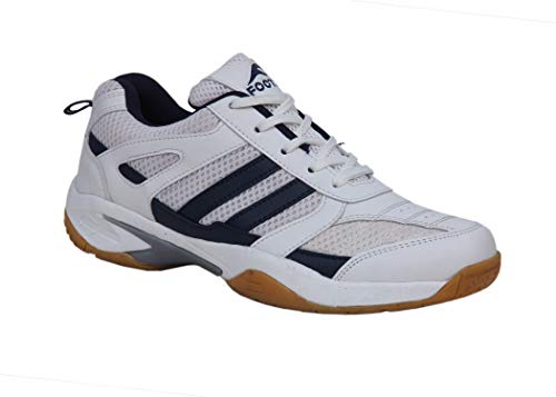 Unisex- Adult White Badminton Shoes - 9