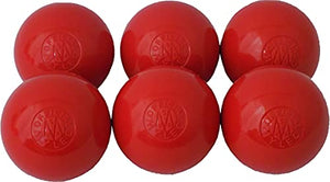 Mylec Hot Weather Hockey Balls, (Pack of 6) RED