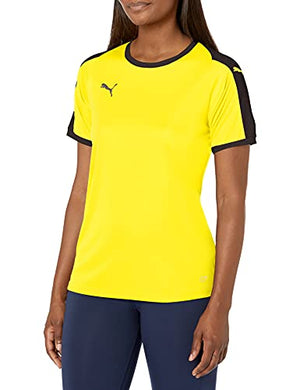 PUMA Women's Liga Jersey, Cyber Yellow-black, XX-Large