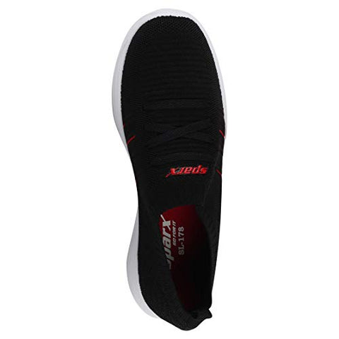 Image of Sparx Women's Sl-178 Black Red Sneaker-8 UK (SD0178LBKRD0008)