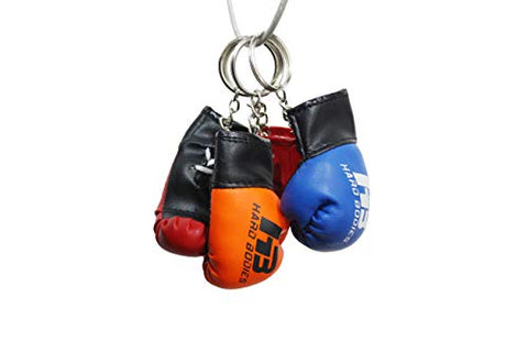 Image of Hard Bodies Professional Synthetic Leather Boxing Punching Bag for Kickboxing, Muay Thai Along with Hanging Chain , Hand Wraps & Key Chain ( Filled ) (3 Feet Pro Punching Bag Black & Red)