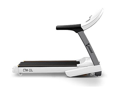 Image of Cockatoo CTM-11LPLUS 3HP - 6HP Peak DC Motorised Multi Function Treadmill for Home with Manual Incline, Max Speed 14Km/Hr, Max User Weight 130Kg(Free Installation Assistance)