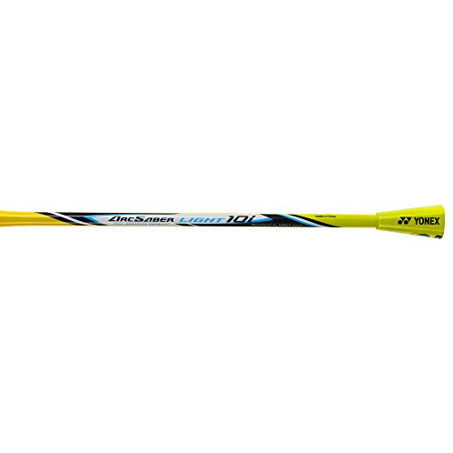 YONEX Graphite Arcsaber Light 10i Strung Badminton Racquet ( Yellow , G4 , 75-79.9 grams , 30 pounds )