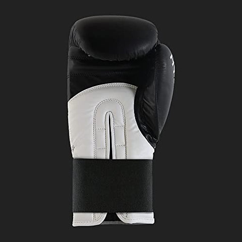 Image of adidas Hybrid 100 Training Gloves, Black/White, 16 oz