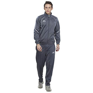 Shiv Naresh 445A-DGLGW-XL Polyester Tracksuit, Adult X-Large (Dark Grey/Light Grey/White)
