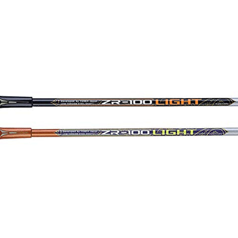 Image of Yonex ZR 100 Light Aluminium Blend Badminton Racquet with Full Cover, Set of 2 (Black/Orange)