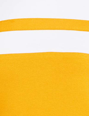 Amazon Brand - Symbol Women's Regular T-Shirt (AW20SYTSMPB10_Mustard L)