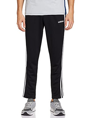 Adidas Men's Regular Track Pants (GVY89_Black/White_L)