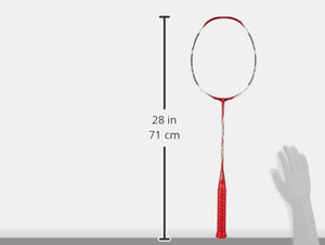 Yonex Arcsaber 11 strung Badminton Racquet ( Red , G4 , 85-92 grams , 20-25 lbs)