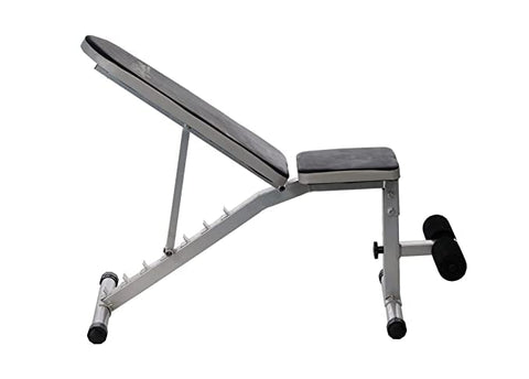 Image of Lifeline LB-311 Adjustable Bench (Incline, Flat, Decline) with IF-7123 Twister Single for Body Toning, Full Body Home Gym Combo