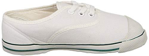 Bata Girl's Tennis White Uniform Dress Shoe (2391379), 1 Kids UK