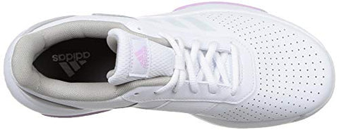 Image of Adidas Women's COURTSMASH Tennis Shoe- FTWWHT/IRIDES/CLELIL, 7 UK
