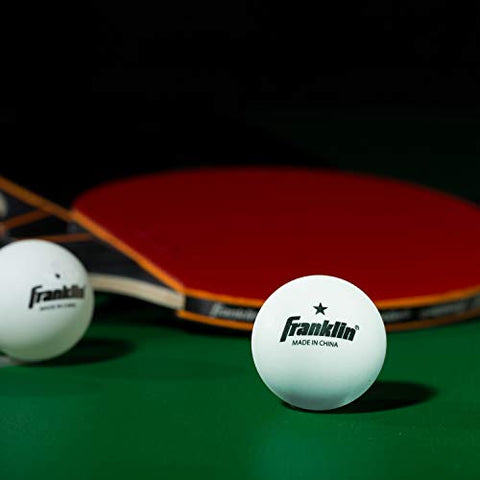 Image of Franklin Sports Table Tennis Balls - Official Size and Weight 40mm Table Tennis Balls - One Star Professional Balls - Bulk Packs and Family Sets - White - Pack of 36