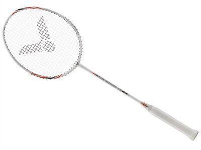 Image of Victor Wrist Enhancer 140 G5 Graphite Strung Training Badminton Racket (White)