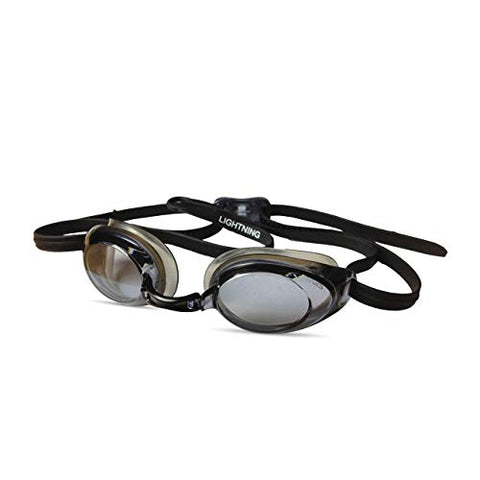 Image of Finis 3.45.073.241 Lightning Swimming Goggles (Silver/Mirror)