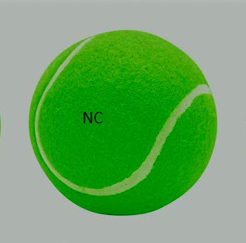 NC Rubber Rubber Ball, Size Medium (Green)