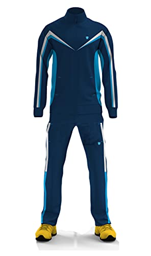 Powerhawke Elastic Full Sleeve Sports Track Suit For Men