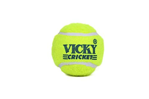 Image of Vicky Rubber Cricket Tennis Ball (Green).