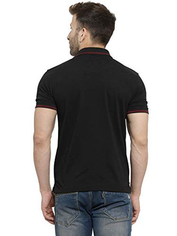 Image of AWG ALL WEATHER GEAR Men's Regular Fit Polo T-Shirt (SS20-GPAWG-BL-XL_Black_X-Large)