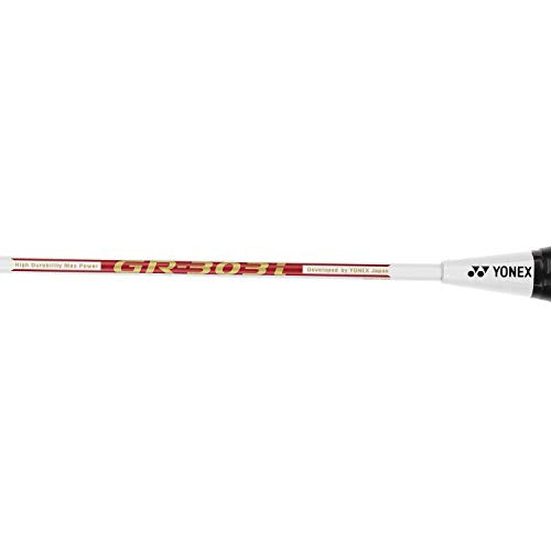YONEX GR 303 Aluminum Tennis Badminton Racquet (White) - Pack of 2