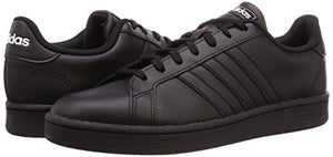 Adidas Men's Grand Court CBLACK/FTWWHT Tennis Shoe-10 Kids UK (EE7890)